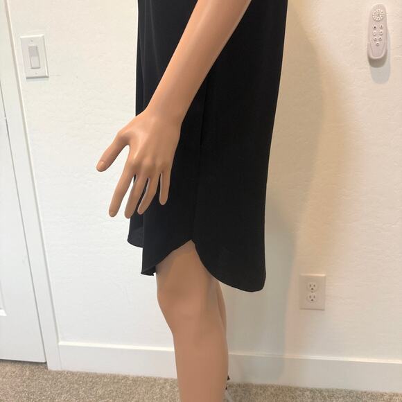 Aritzia Wilfred Sebatier small silk exposed zipper shift dress D4 2933 - Picture 7 of 14